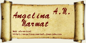 Angelina Marmat vizit kartica